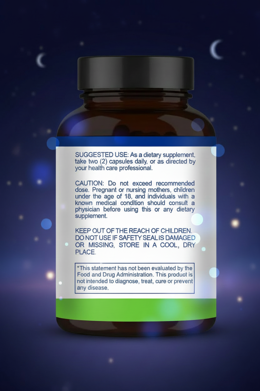 NightRest Magnesium Glycinate | Deep Sleep & Stress Relief Supplement